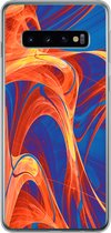 Coque Samsung Galaxy S10 - Art - Vagues - Couleur - Psychédélique - Siliconen