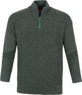 NZA Tinwald Pullover Half Zip Donkergroen - maat XXL