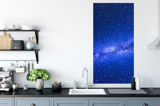 Stickers muraux - Ciel Etoilé - Univers - Blauw - 60x120 cm - Film Adhésif