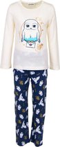 Kinderpyjama - Harry Potter - Hedwig - Ecru-Blauw - 6 jaar/116 cm