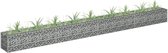 vidaXL Gabion plantenbak verhoogd 360x30x30 cm gegalvaniseerd staal