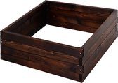 Medina Anzac Raised Bed Planter Box - Donkerbruin - Spar hout - 23,62 cm x 23,62 cm x 9,06 cm