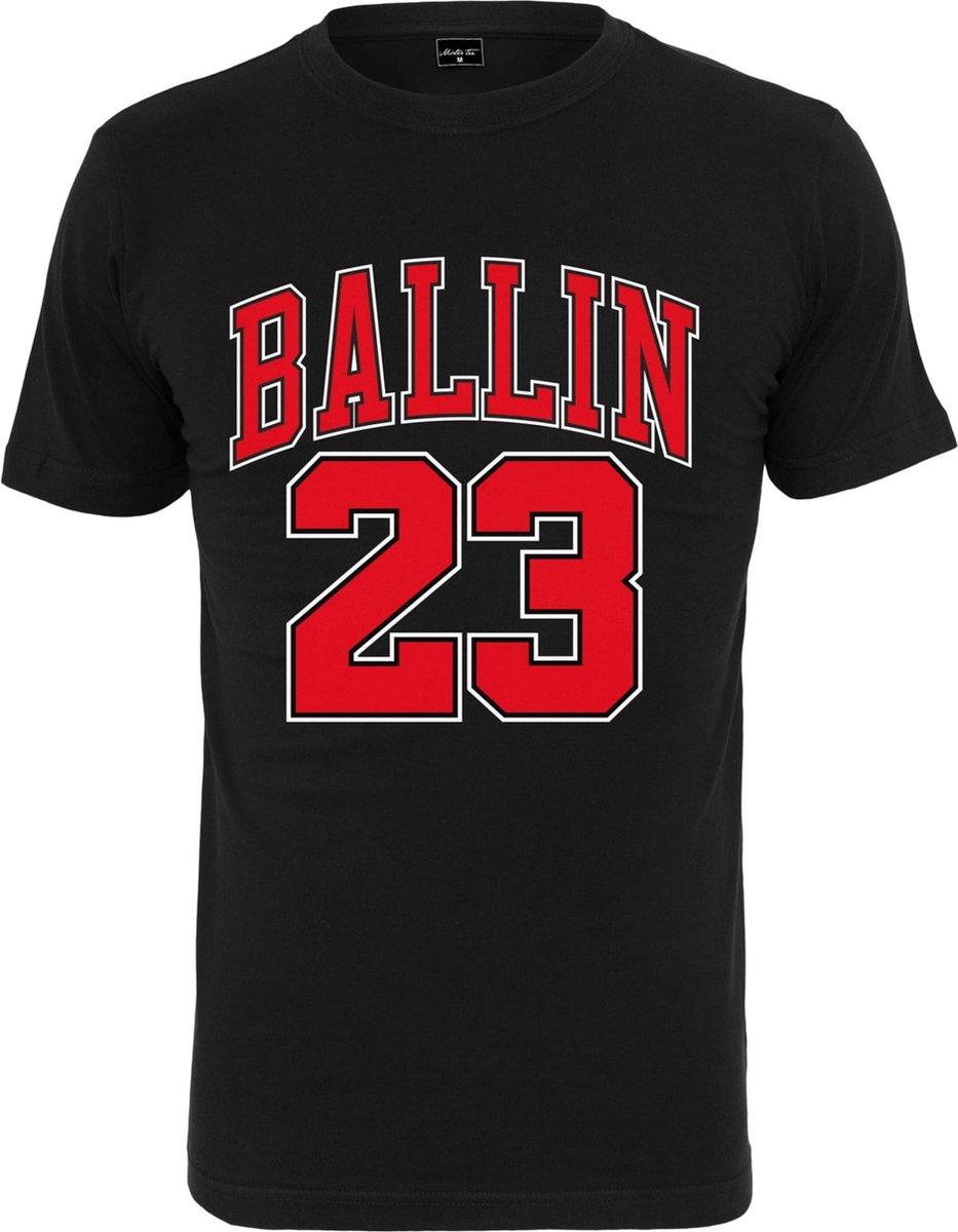 Mister Tee Ballin 23 Heren Tshirt 2XL Zwart