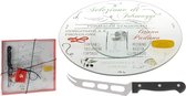 Serveerplateau glas+draaischijf ca 30cm