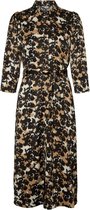 VERO MODA Aware Rio 3/4 Calf shirt Dress ZWART S