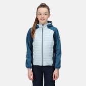 De Regatta Kielder Hybrid baffle jas - outdoorjas - kinderen - geÃ¯soleerd - waterafstotend - Lichtblauw