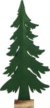 Kerstboom - Vilt - Op Houten Voet -  164cm  Lang - Groen