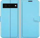 Google Pixel 6 Hoesje - Mobigear - Classic Serie - Kunstlederen Bookcase - Blauw - Hoesje Geschikt Voor Google Pixel 6