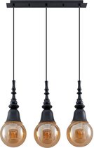 Lucande - hanglamp - 3 lichts - ijzer - E27