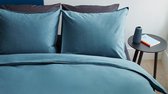 Beddinghouse Organic Basic Dekbedovertrek - Lits-jumeaux - 240x200/220 cm - Blauw Grijs