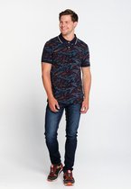 J&JOY - Poloshirt Mannen Churchill River Print