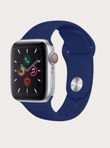Siliconen Apple Watch Bandje - Hemelsblauw - 38/40 mm - Apple Watch Series 1 2 3 4 5 6 SE - Geschikt voor Apple Watch