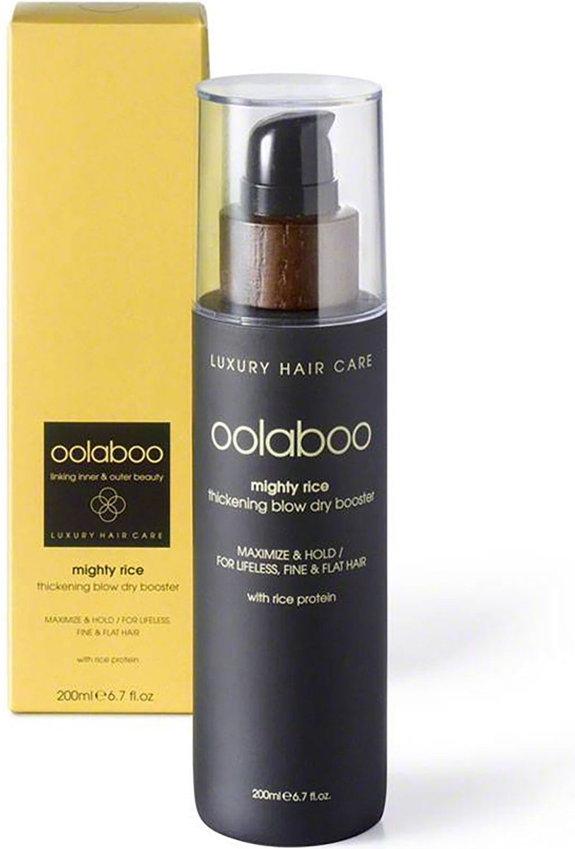 Oolaboo Mighty Rice Thickening Blow Dry Booster 200 ml - Oolaboo - €50,00