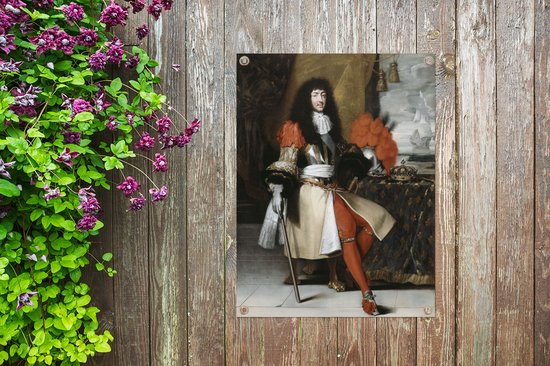 Décoration de Jardin Louis XIV roi de France d'après Lefebvre - tableau de Claude Lefèbvre - 30x40 cm