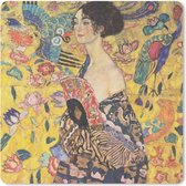 Muismat - Judith II - schilderij van Gustav Klimt - 20x20 cm -
