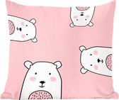 Sierkussen - Enfant Ours - Multicolore - 60 Cm X 60 Cm