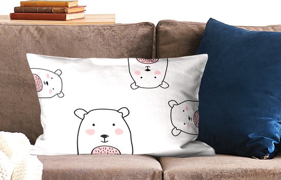Sierkussen - Animaux Ours - Multicolore - 40 Cm X 60 Cm