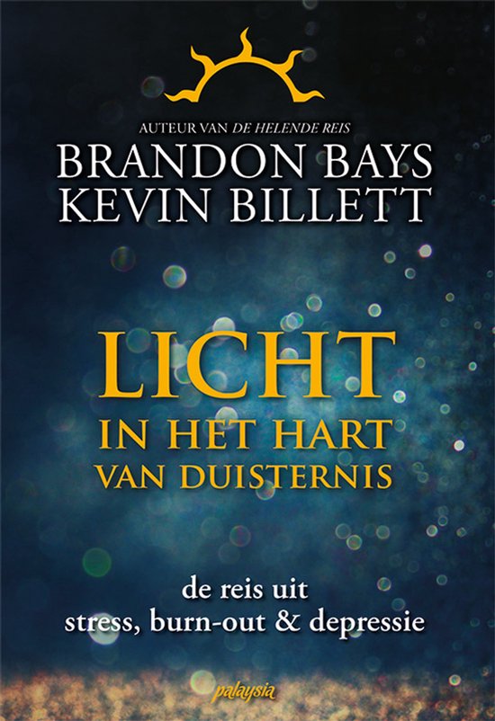 Boek 'Licht in het hart van duisternis' door Brandon Bays en Kevin Billett, over de reis uit stress, burn-out en depressie.