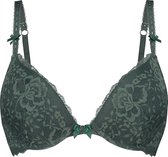 Hunkemöller Dames Lingerie Voorgevormde push-up beugel bh Maya  - Groen - maat A75