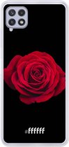 6F hoesje - geschikt voor Samsung Galaxy A22 4G -  Transparant TPU Case - Radiant Rose #ffffff