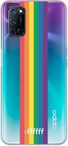 6F hoesje - geschikt voor OPPO A92 -  Transparant TPU Case - #LGBT - Vertical #ffffff