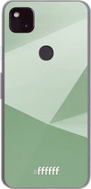 6F hoesje - geschikt voor Google Pixel 4a 5G -  Transparant TPU Case - Fresh Geometric #ffffff