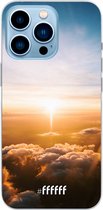 6F hoesje - geschikt voor iPhone 13 Pro Max - Transparant TPU Case - Cloud Sunset #ffffff