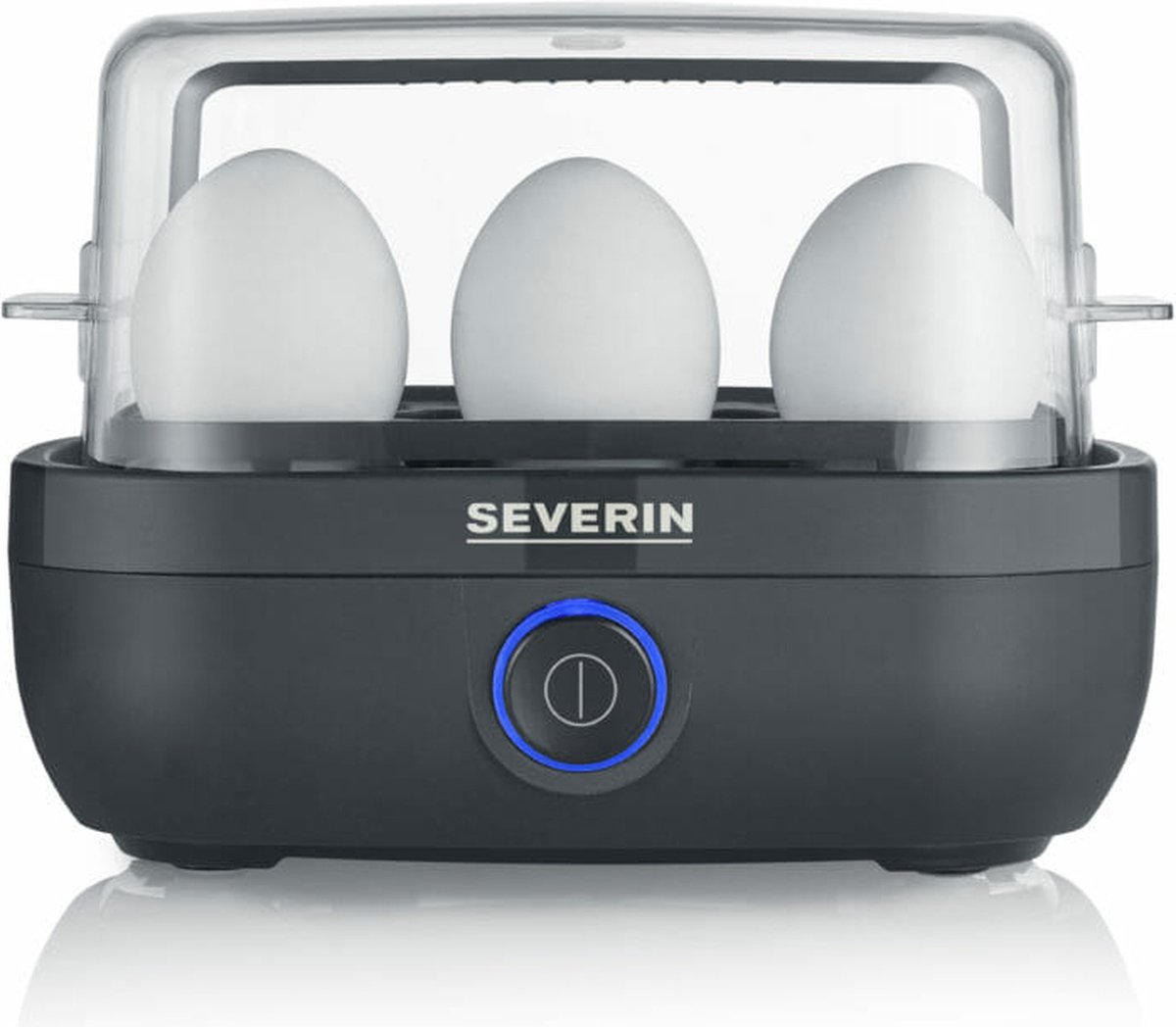 Severin EK 3165 - Eierkoker - electrisch - 6 eieren - zwart - Severin