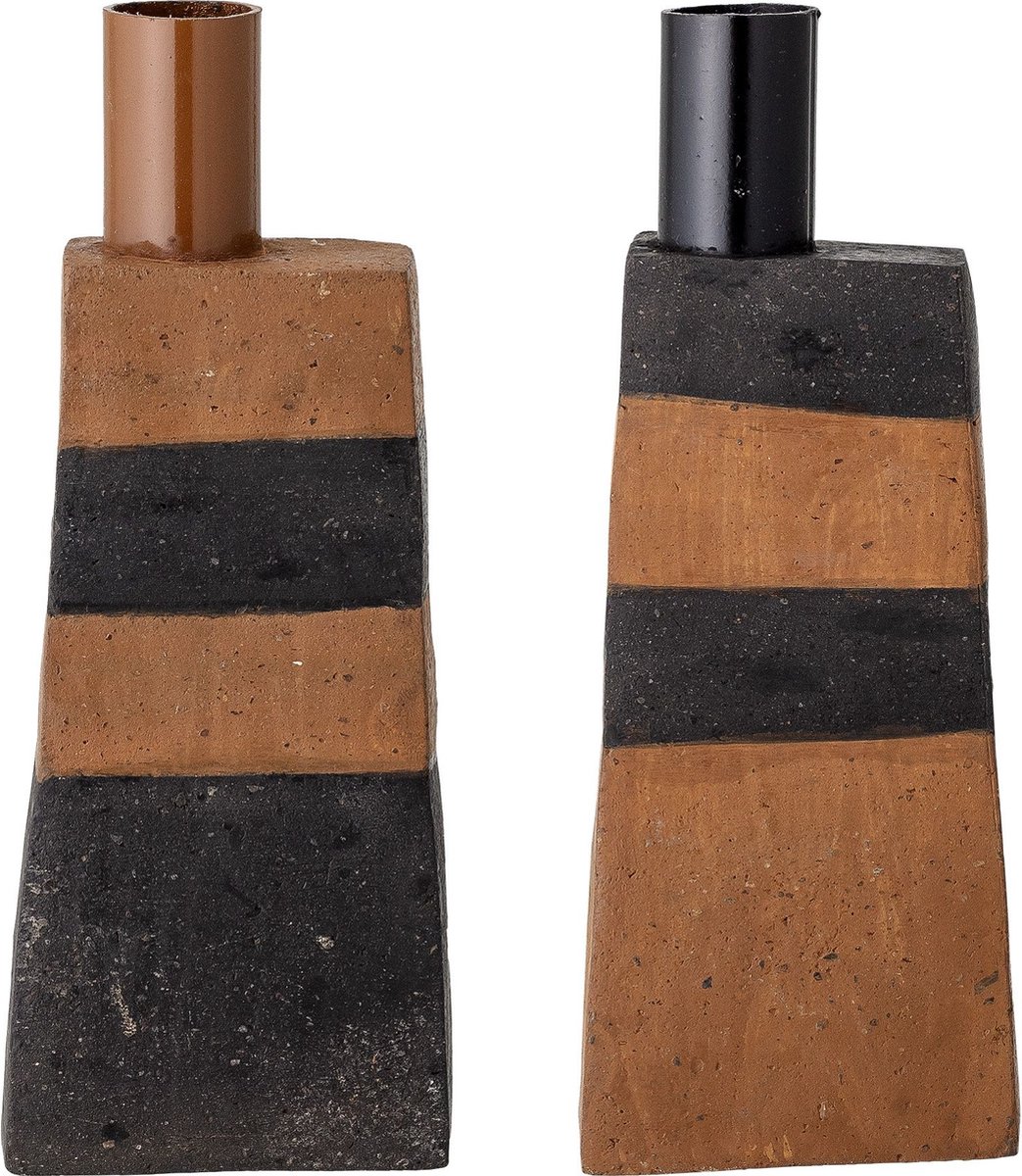 Key kandelaar set Black Terracotta - Bloomingville®