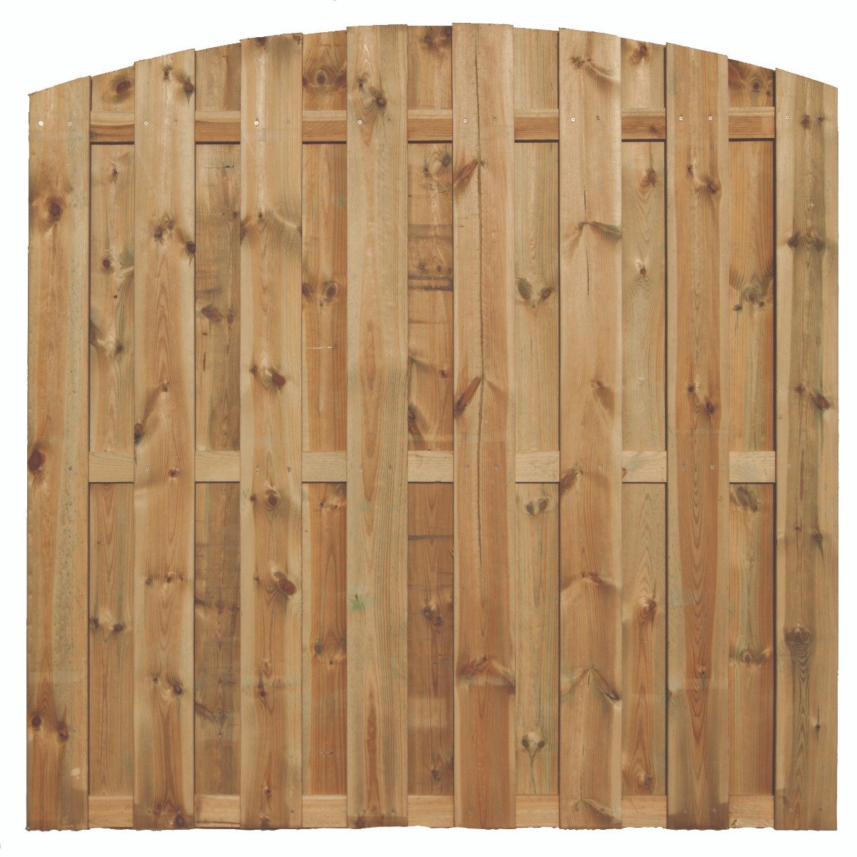 Bol.com Intergard Schutting tuinscherm 15 planks toog 180x180cm aanbieding