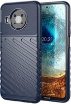 Hoesje voor Nokia X10 - Back cover - Flexibel TPU - Schokbestendig - Blauw