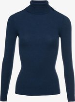 TwoDay dames rib coltrui - Blauw - Maat S