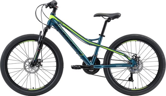Bikestar hardtail MTB 21speed 24inch blauw/rood van Bikestar — afbeelding 5