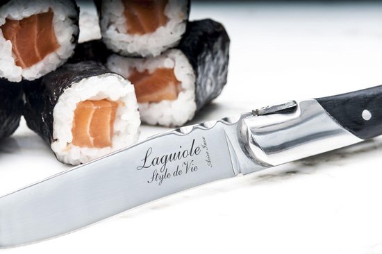 Laguiole Style de Vie Steakmessen Luxury Line - 6-delig - Ebbenhout - Laguiole Style de Vie