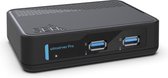 SEH utnserver Pro print server Ethernet LAN Zwart
