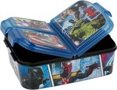 Marvel - Avengers - Boîte à pain - 3 compartiments - Bleu