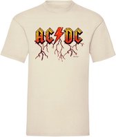 T-shirt Orange ACDC - Off white (L)