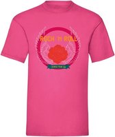 T-shirt Rock and Roll - Hard Pink (S)