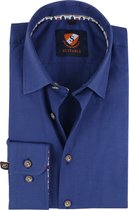 Suitable - Overhemd Smart HBD Indigo Blauw - 39 - Heren - Slim-fit