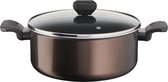 Bol.com Tefal Kookpot Tefal B5544602 Zwart Aluminium 4 Onderdelen Ø 24 Cm aanbieding