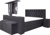 Capiton Pocket TV Lift DeLuxe 1000 Van 160x200 Monolith Antracite