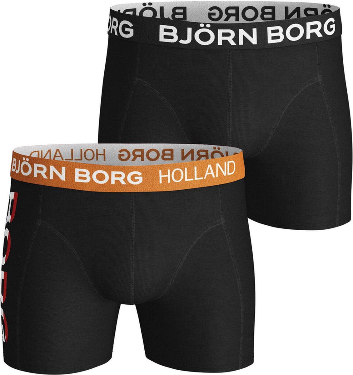 Bjorn Borg - Boxershorts 2-Pack Holland - XL - Body-fit | bol.com