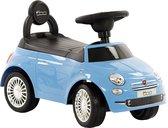 Fiat 500 - Loopauto - Blauw - Loopauto 1 jaar - Loopwagen