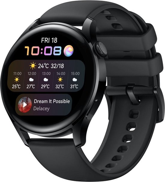Huawei Watch 3 Active – Smartwatch – eSIM 46mm – Zwart | bol.com