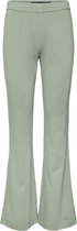 Vero Moda VMKAMMA MR FLARED JERSEY PANT NOOS Dames Broek Desert Sage  - Maat L x L32