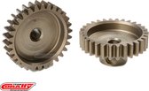 Team Corally - M0.6 Motortandwiel - Kort - Gehard staal - 30 Tanden - Motoras dia. 3.17mm