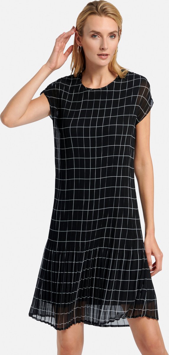 Abendkleid Sleeveless dress with check pattern
