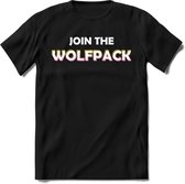 Saitama T-Shirt | Join the wolfpack Crypto ethereum Heren / Dames | bitcoin munt cadeau - Zwart - XL