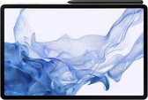 Samsung Galaxy Tab S8+ 5G SM-X806B LTE 256 GB 31,5 cm (12.4") Qualcomm Snapdragon 8 GB Wi-Fi 6 (802.11ax) Android 12 Zilver