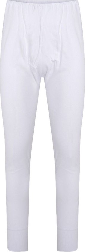 Beeren heren pantalon wit met gulp M3400 - Lange onderbroek - S